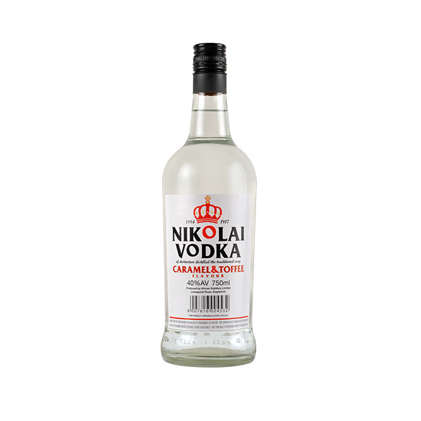 Nikolai Vodka Caramel & Toffee 750ml – African Distillers Limited
